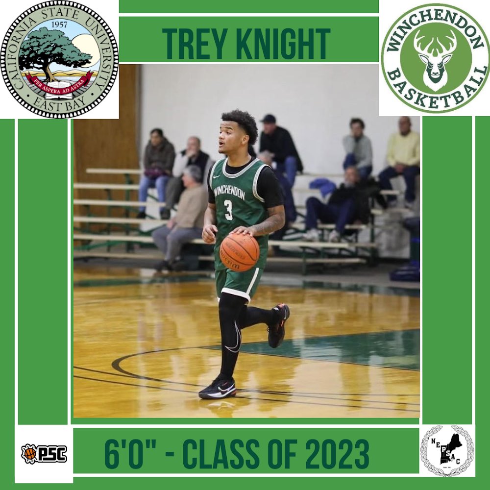 Winchendon Hoops (@winchhoops) on Twitter photo ‘23 PG <a href="/treyknight_/">Trey Knight ✞</a> will continue his academic and basketball career at Cal State East Bay @CSUEBBasketball! #WinchFamily <a href="/NERRHoops/">New England Recruiting Report NERRHoops</a> <a href="/ScoutNSuit/">Jon Soch | Scout in the Suit</a> <a href="/NEPrepBB/">NE Prep Mens Basketball</a> <a href="/fknightsays/">Frank Knight</a> ‘23 PG <a href="/treyknight_/">Trey Knight ✞</a> will continue his academic and basketball career at Cal State East Bay @CSUEBBasketball! #WinchFamily <a href="/NERRHoops/">New England Recruiting Report NERRHoops</a> <a href="/ScoutNSuit/">Jon Soch | Scout in the Suit</a> <a href="/NEPrepBB/">NE Prep Mens Basketball</a> <a href="/fknightsays/">Frank Knight</a>