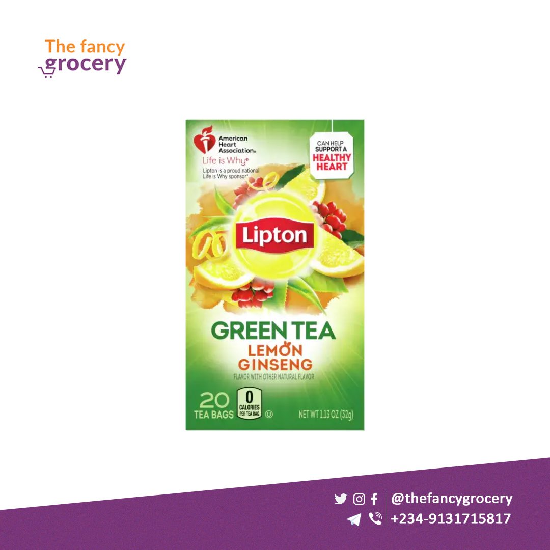 thefancygrocery's tweet photo. Green tea is naturally low in calories and contains less caffeine than black tea and coffee.
You may place your order via any of this channel; Google, Instagram, FB, Twitter , Telegram, WhatsApp/ Call +2349131715817, +2348053553787 or Flutterwave (Link in all social media bio). https://t.co/8iPHqr6tXl