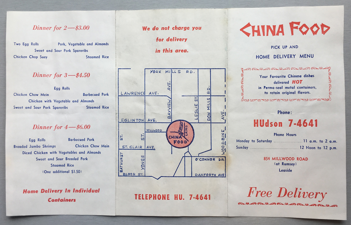 Ontario Heritage Trust on Twitter "Menus are fascinating archival docs