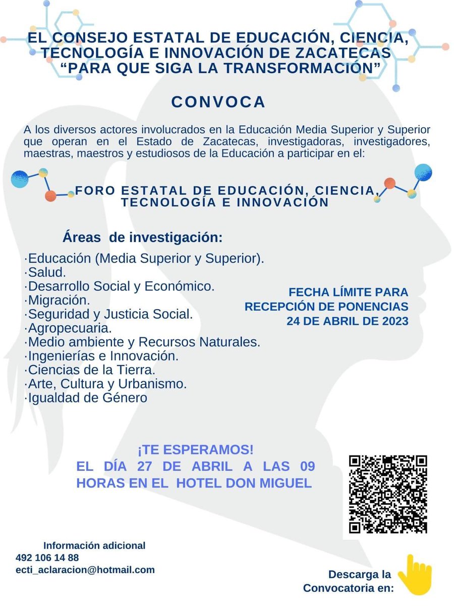 SheinialsZaca's tweet photo. Los esperamos este próximo jueves 27 de abril en la inauguración del foro “Para que siga la Transformación”. 

La cita es en el Hotel Don Miguel, Salón Emperador en punto de las 9:00 horas. https://t.co/6zUEY1fdzA