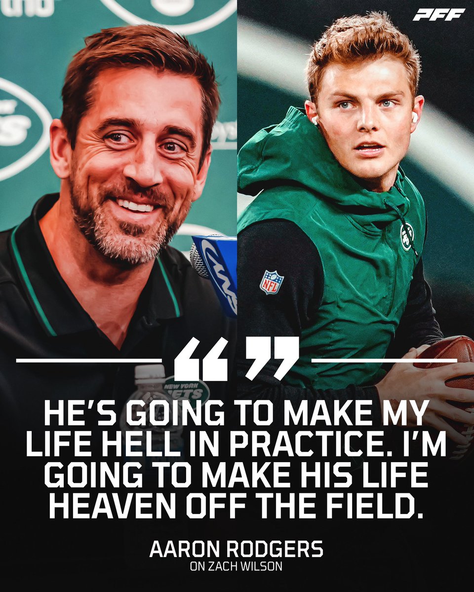 Aaron Rodgers on Zach Wilson 😬