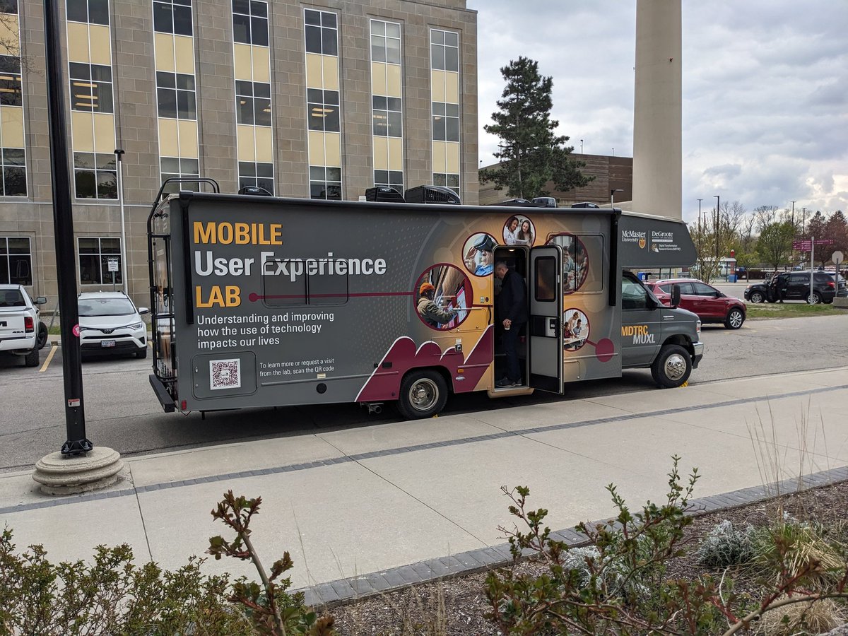 So excited to be at the launch of the Mobile User Experience Lab! <a href="/MilenaHead/">Milena Head</a> <a href="/MacDTRC/">MDTRC</a> <a href="/McMasterU/">McMaster University</a>