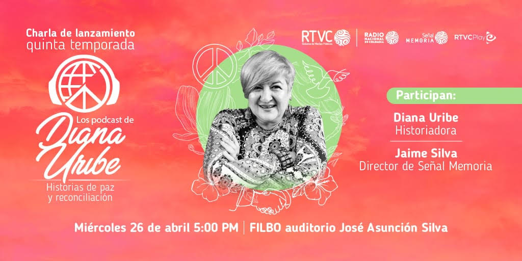 CienpolUNAL's tweet photo. A LA COMUNIDAD UNIVERSITARIA
El sistema de medios públicos RTVC se permite invitar a la comunidad de Facultad al lanzamiento de la quinta temporada del Podcast de Diana Uribe, se llevará a cabo hoy, 26 de Abril en la Filbo2023, en el Auditorio Jose Asuncion Silva a las 5:00 p.m. https://t.co/ts0ECMHMIv