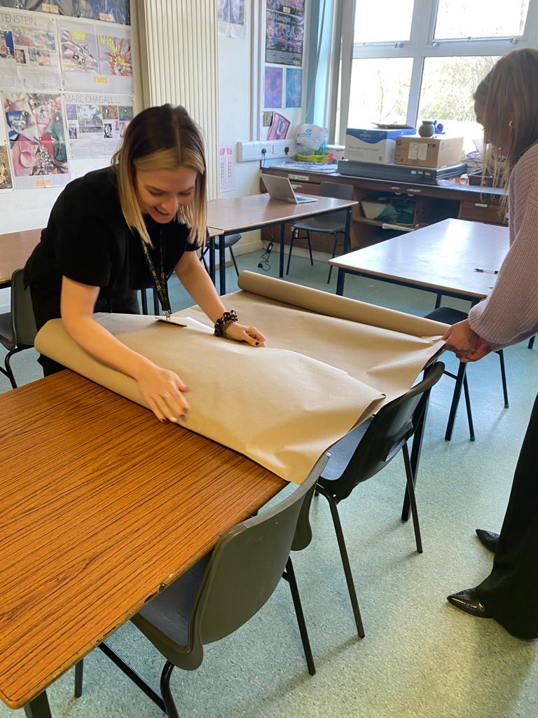 mrs_maddocks's tweet photo. First year experiencing the buzz of Folio packing day! What a team effort that was ❤️ #HeartDepartment #Loudounacademy https://t.co/a3GmvRRFWS