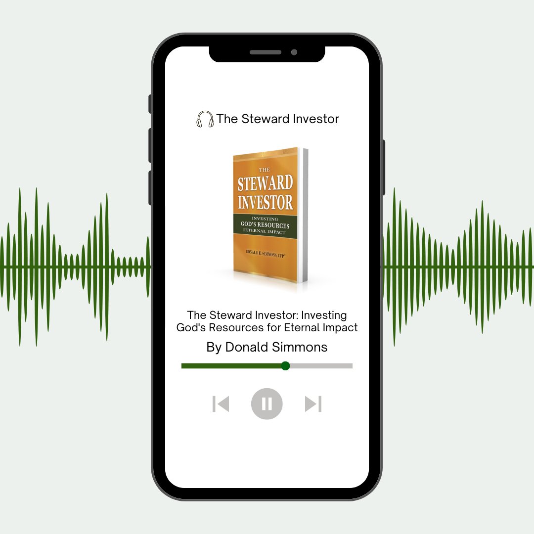 Not a huge fan of reading? Then I have some exciting news for you! The Steward Investor is now available via audiobook on Amazon. I have the Amazon link in my bio, go check it out.