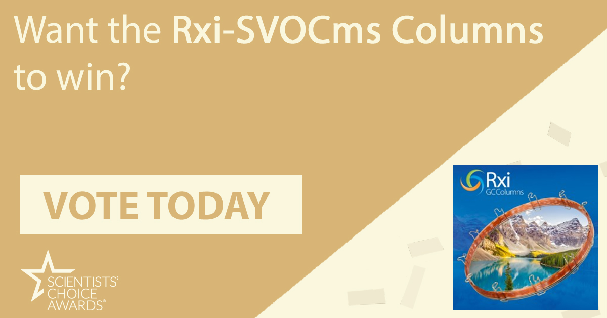 SelectScience's tweet image. Attention all scientists! Restek Corp.&apos;s Rxi-SVOCms Columns have been nominated for the Best New Separations Product of 2022 in the Scientists&apos; Choice Awards. We want to hear from you! bit.ly/3MQJKAu 
@Restek 
#ScientistsChoiceAwards #SeparationScience #AnalyticalScience