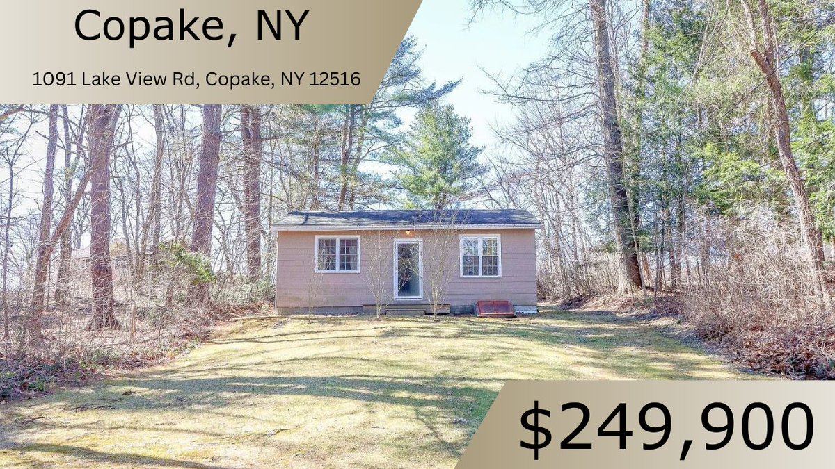 Copake, NY 2Bd | 1Ba | 841 sqft.⁠

Listed For $249,900
⁠
youtu.be/9S8dHe8pFWc
⁠
#upstateny #hudsonvalley  #hudsonvalleyny  #hudsonvalleyrealty  #upstatenewyork #newyork #newyorkliving #homes #columbiacounty  #columbiacountyny⁠ #nyc