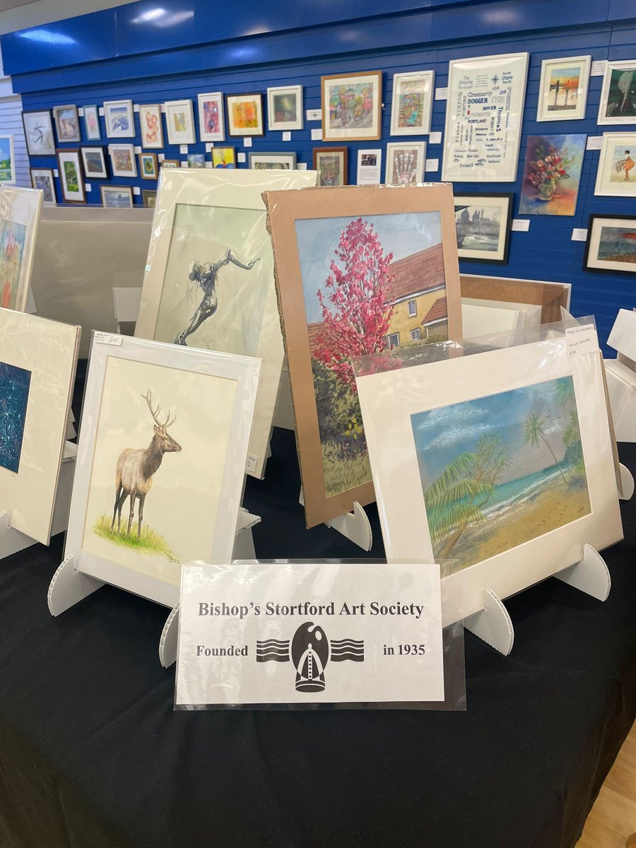StortfordBID's tweet photo. Final day tomorrow, Thursday 27th April, of the Spring Art Exhibition. Head to the old Game unit near Wilko's and Smiggle in @jacksonsquaresc between 10-4. Artwork also for sale.
#discoverstortford #bishopsstortford #bishopsstortfordartsociety #springartwork https://t.co/u8q01W9bxD