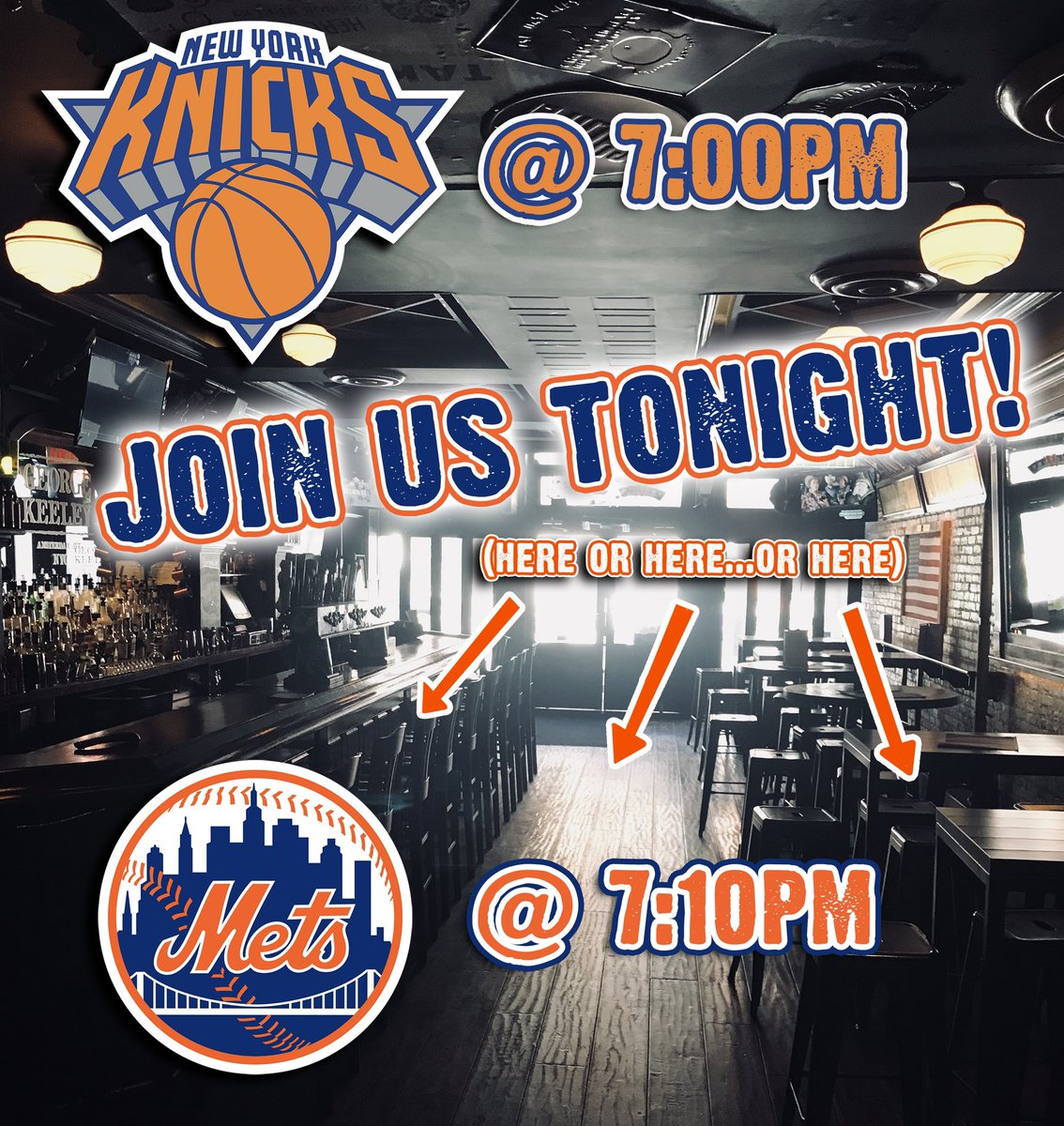 georgekeeleynyc's tweet photo. Don't miss the fun tonight! Come by to #beerandcheer for your NY teams! #gknyc #beerisgood #drinkgoodbeer #drinkamongstfriends #drinkrealbeer #publife #craftbeer #craftbeerbar #neighborhoodbar #neighborhoodspot #sportsbar #cheers #nba #mlb #knicks #mets #uwsnyc #upperwestsidebar https://t.co/kffgDBmPLb