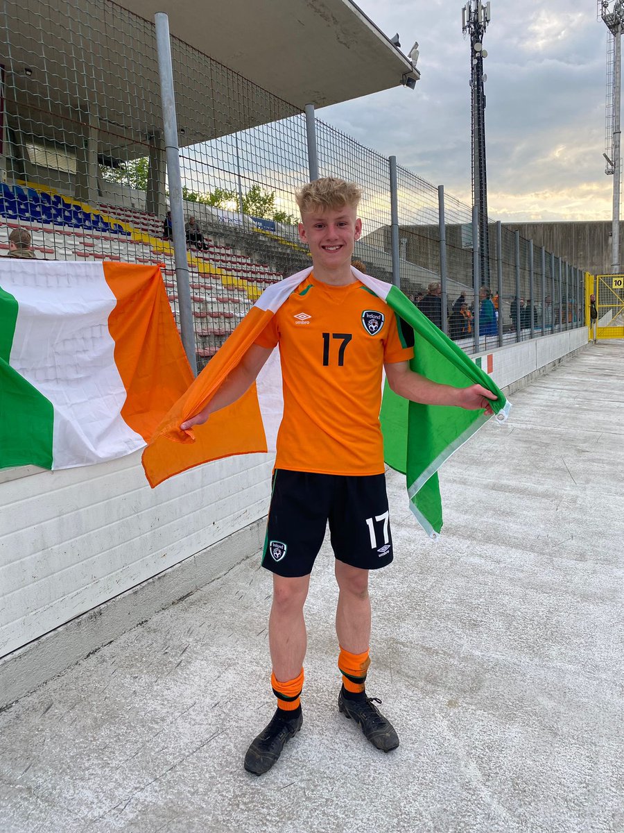 Thrilled to see my son play again for Ireland U15s against Saudi Arabia in the @TorneoGradisca in Italy. We won 3-1. On to the semis on Saturday 🇮🇪