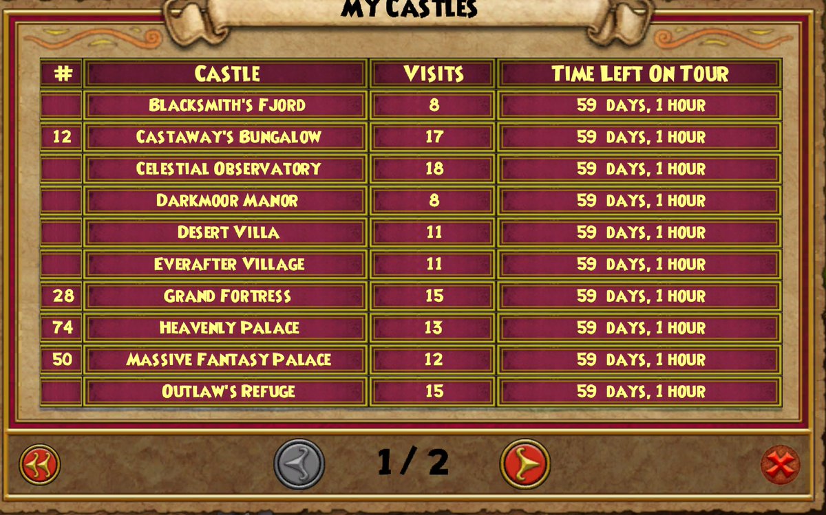 Ressurretion's tweet photo. For anyone hoping to visit the summon collection, I just wanted to let you know that I posted all the castles for spiral scene and a lot are on the “Collections” leaderboard. Just look for “Talon Titanshield”! @Wizard101 #monstrology https://t.co/oOEaBG4jaj