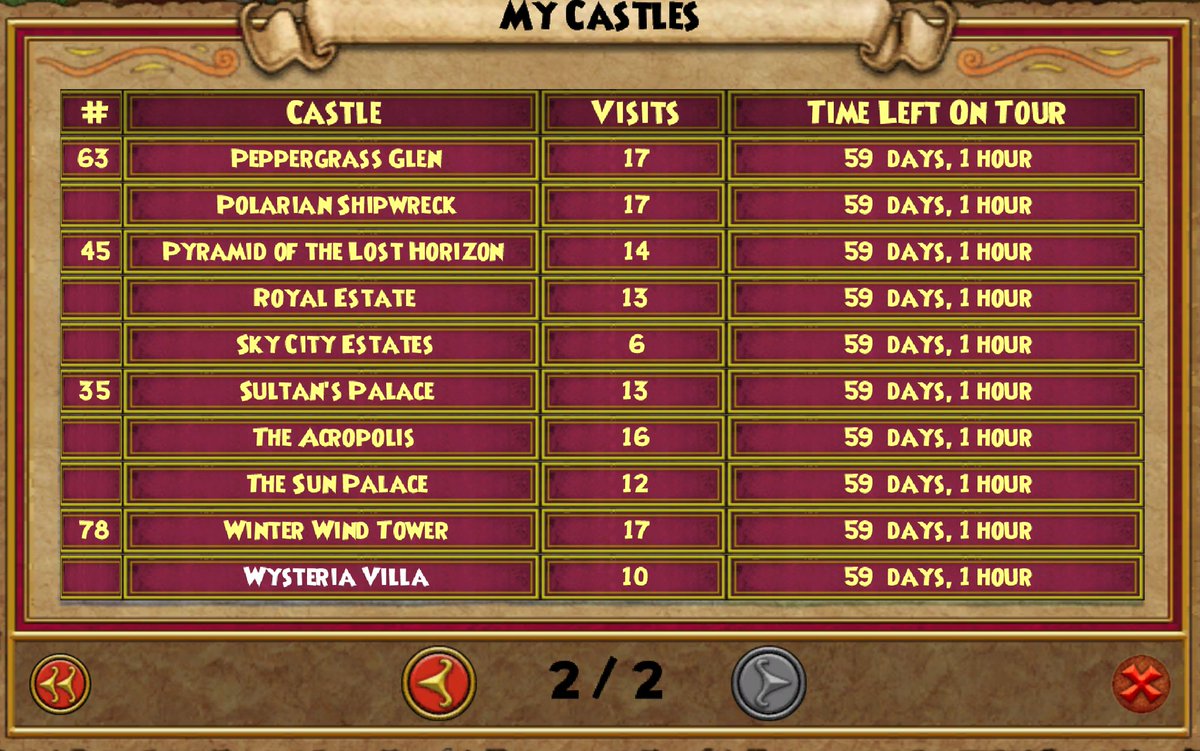 Ressurretion's tweet photo. For anyone hoping to visit the summon collection, I just wanted to let you know that I posted all the castles for spiral scene and a lot are on the “Collections” leaderboard. Just look for “Talon Titanshield”! @Wizard101 #monstrology https://t.co/oOEaBG4jaj