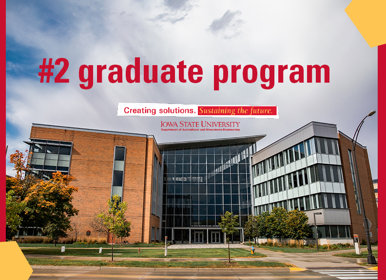 BIG NEWS: Once again, ABE's grad program ranks #2 by the US News Magazine! Congrats to our grad students and faculty for this recognition on their state-of-the-art research and mission!

usnews.com/best-graduate-…