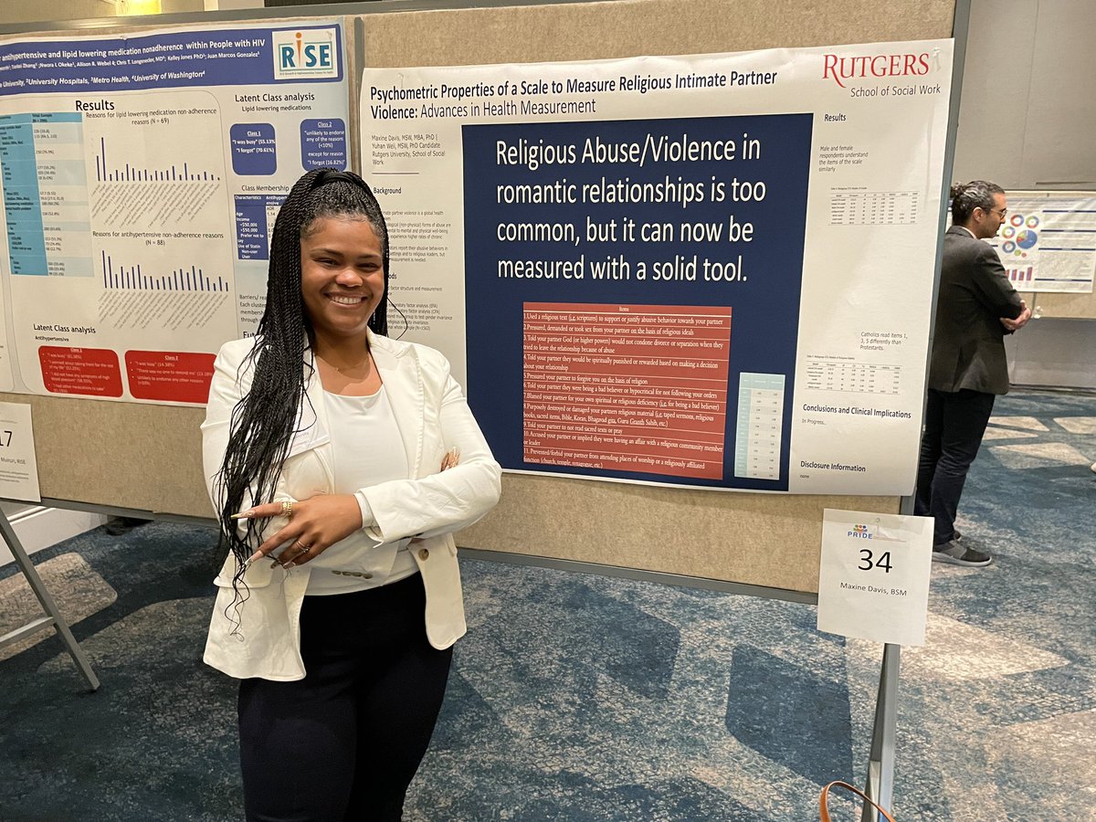 LYGraves's tweet photo. Exciting work on measuring religious intimate partner violence by PRIDE scholar @DrMaxineDavis #NHLBI #PRIDEAM10 https://t.co/4Onj7pt8qx