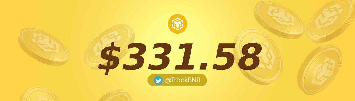 TrackBNB's tweet photo. #BNB Price: $331.58  📉 https://t.co/4nzHghGkUs