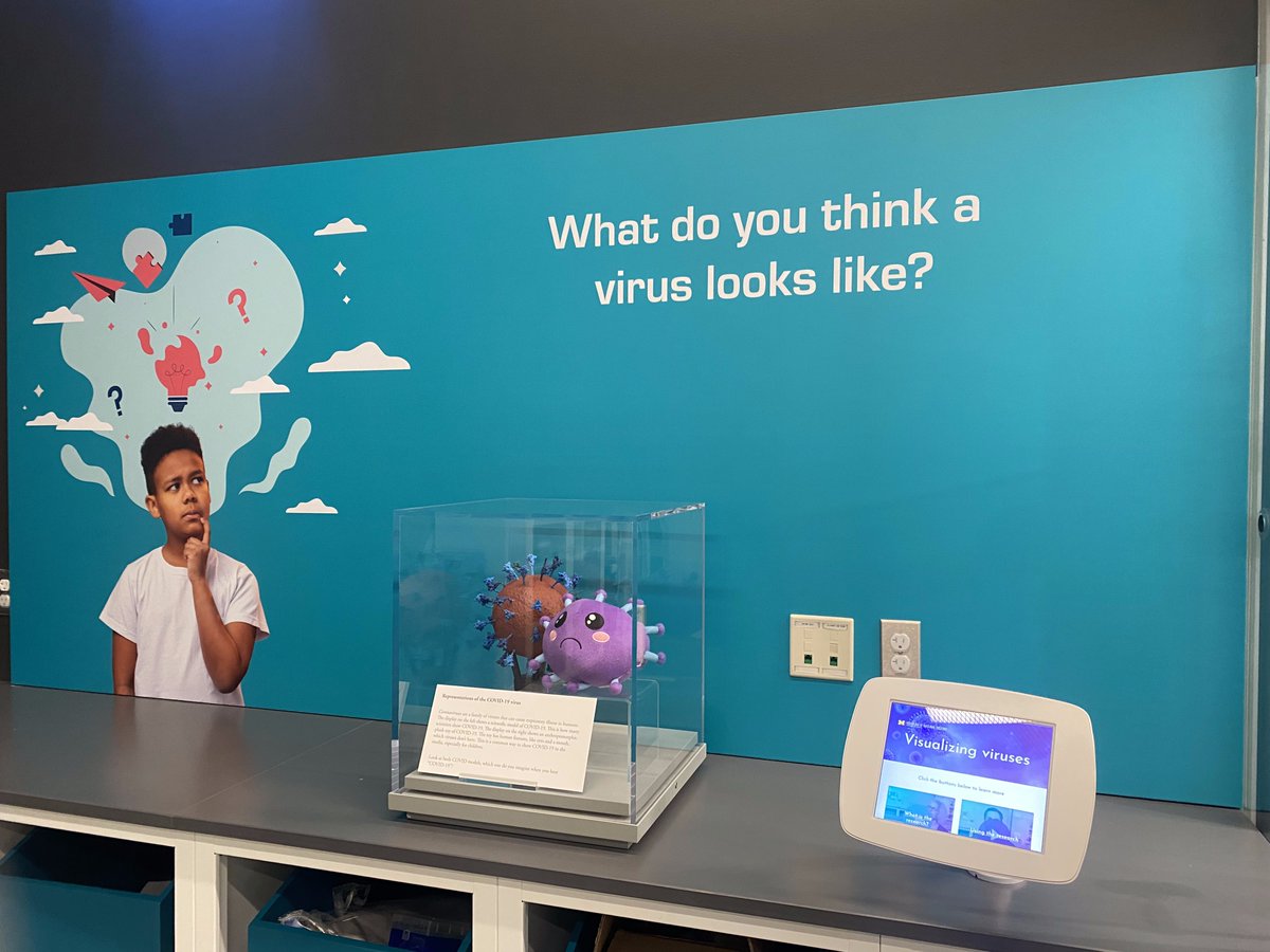 Check out our exhibit on visualizing viruses at the second floor of the University of Michigan Museum of Natural History (UMMNH) in Ann Arbor! It’s open Tuesday—Sunday from 11am to 3pm.