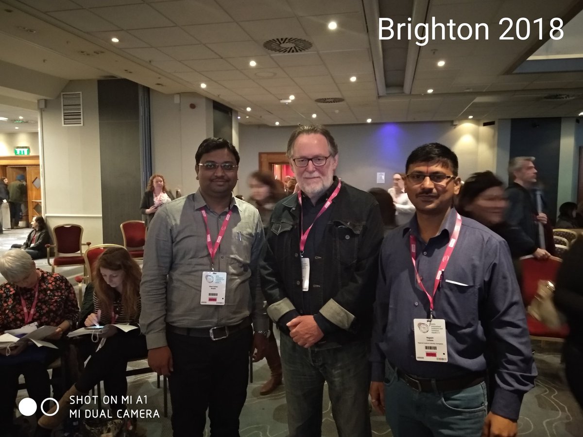My dear friend <a href="/suyog_dixit/">Suyog Ashokrao Dixit</a> &amp; I had the pleasure of  reconnecting with the eminent ELT writer <a href="/JeremyHarmer5/">Jeremy Harmer</a>    at the IATEFL Conference 2023. It was an honour to meet him again &amp; a great moment to revisit our 1st encounter in the Brighton IATEFL Conference back in 2018.
 #IATEFL