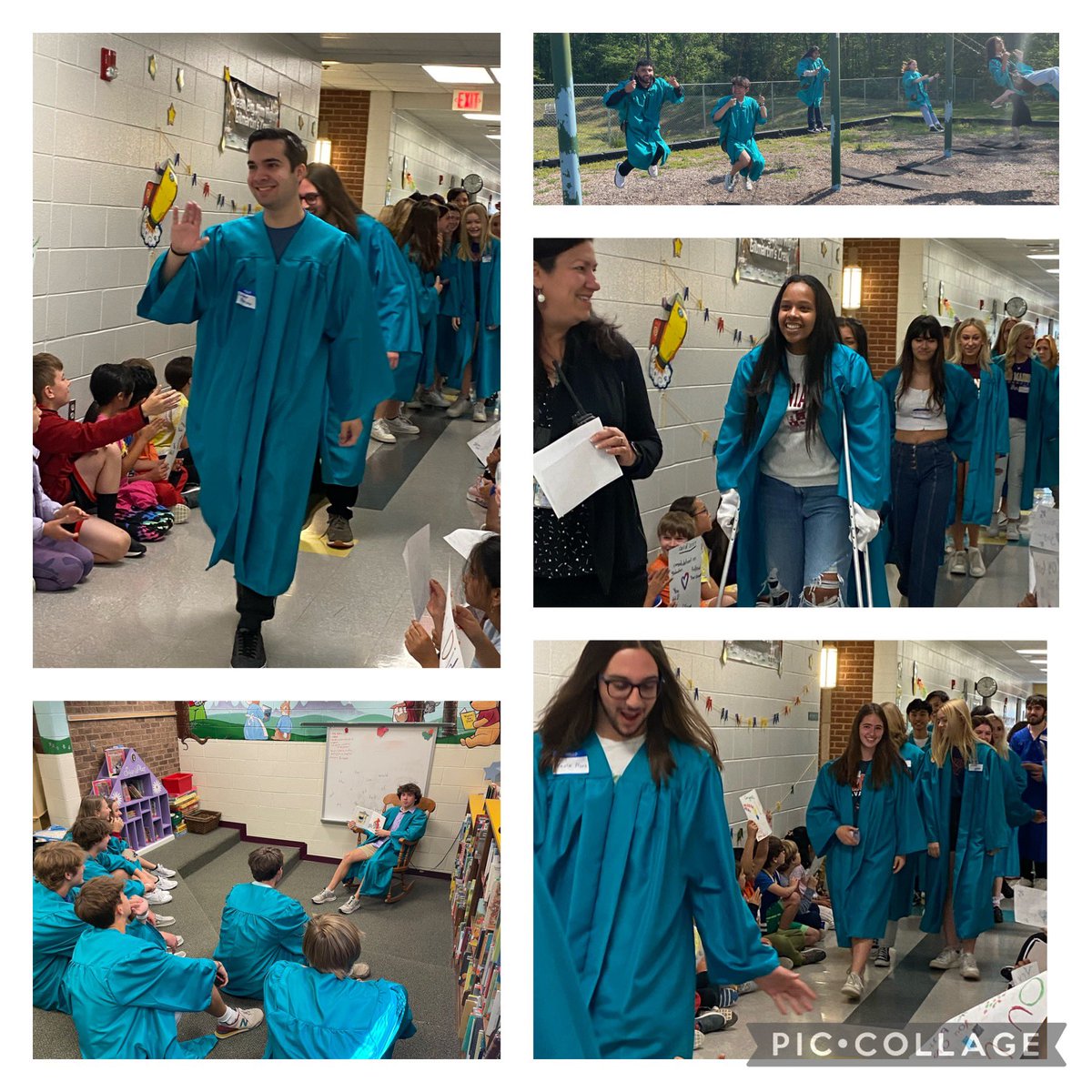 Dr_WsWorld's tweet image. 🎓🎓 Sent seniors home to their elementary and middle schools! Thanks to @EchoLakeElem @Greenwood_Elem, Rivers Edge, Glen Allen ES, Longan ES, Holman MS, and Hungry Creek MS for hosting us today! What a wonderful experience for everyone involved! @GAHS_Official @principal_dport