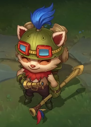 always in the mood to pick and destroy a teemo until he can't walk anymore. idiot face mushroom thrower is so...