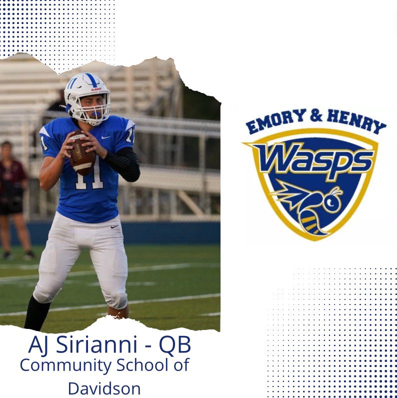 Honored to have received a PWO offer from @EHCFootball.  Thank you @CoachNewsomeEHC and <a href="/CoachNCopas/">Nick Copas</a>. Go Wasps!

@CoachWellyEHC <a href="/CoachCoe_/">Parker Coe</a> <a href="/coachpaschal_/">Darron Paschal Jr. (DP) M.O.L</a> <a href="/SAC_Athletics/">South Atlantic Conference</a> <a href="/CSD_athletics/">CSD Athletics</a> <a href="/pepman704/">Matt Morrow</a> <a href="/KennethMcClamro/">Kenneth McClamrock</a> <a href="/CoachJGrice/">Jonathan Grice</a> <a href="/langstonwertzjr/">Langston Wertz Jr.</a> <a href="/charlottepreps/">Observer Preps</a> <a href="/just_grinding/">Stay Ready</a>
