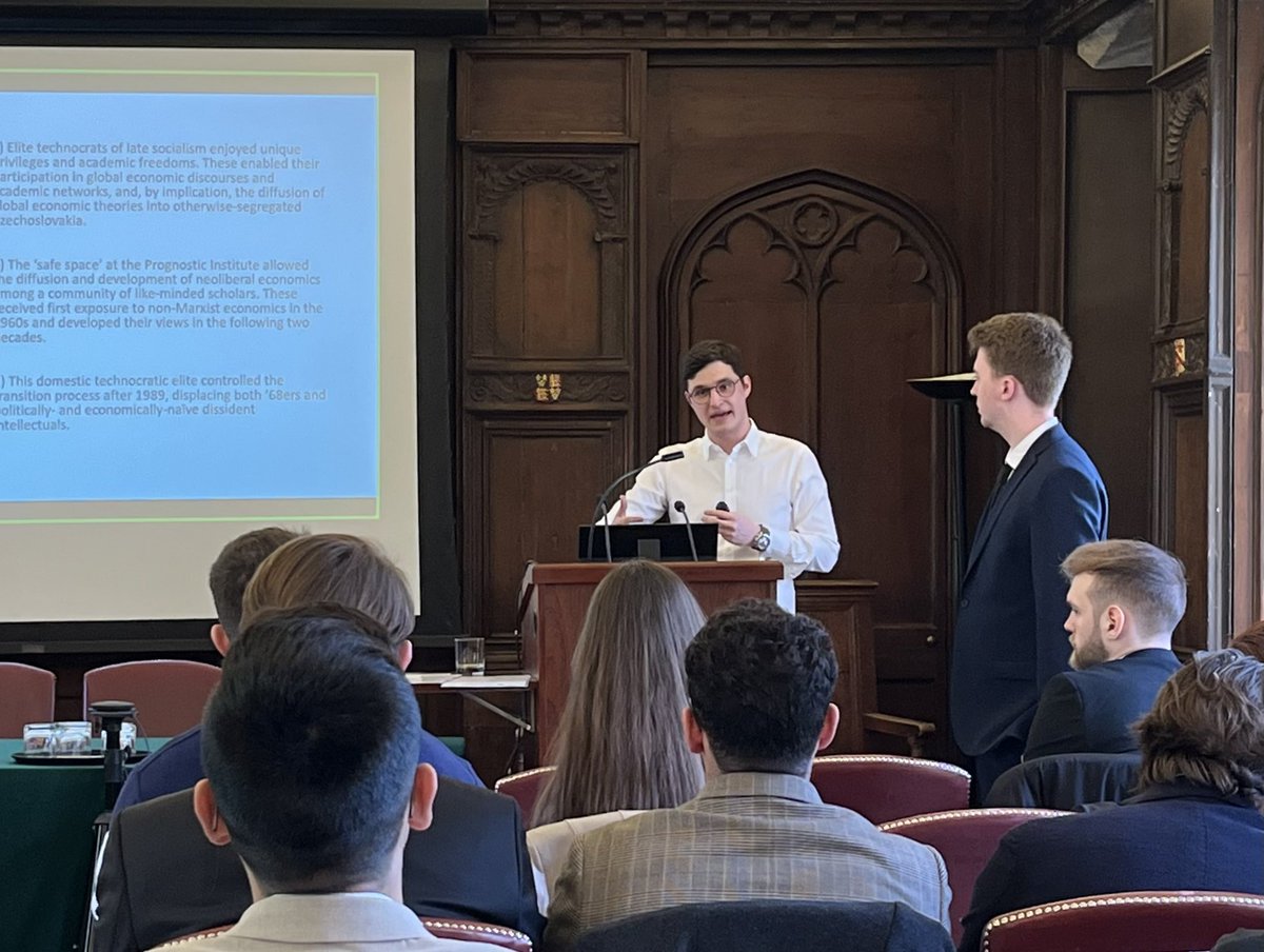 Oxford Economic & Social History (@oxfordesh) on Twitter photo Big Congrats to our 2022/23 winners of Feinstein Prize for best MPhil dissertation <a href="/JingyangRui/">Jingyang Rui</a> and Thirsk Prize for best MSc dissertation <a href="/JirkuKrystof/">Kryštof Jirků</a> in Economic and Social History! #econhist #twitterstorians Big Congrats to our 2022/23 winners of Feinstein Prize for best MPhil dissertation <a href="/JingyangRui/">Jingyang Rui</a> and Thirsk Prize for best MSc dissertation <a href="/JirkuKrystof/">Kryštof Jirků</a> in Economic and Social History! #econhist #twitterstorians
