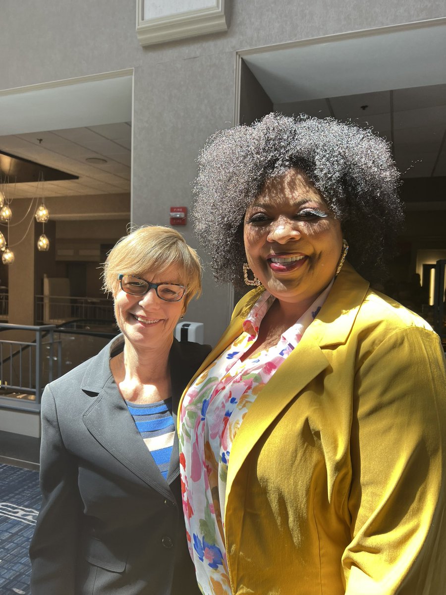 1EricaSunshine's tweet photo. With a champion advocate, Barbara Merrill, Learning and celebrating with others who do the work of supporting those with disAbilities and work tirelessly to make lives better and the world more inclusive. #PossibilityUnleashed #CadenceofAcadiana #VioletVision https://t.co/gn7XWaqdgr