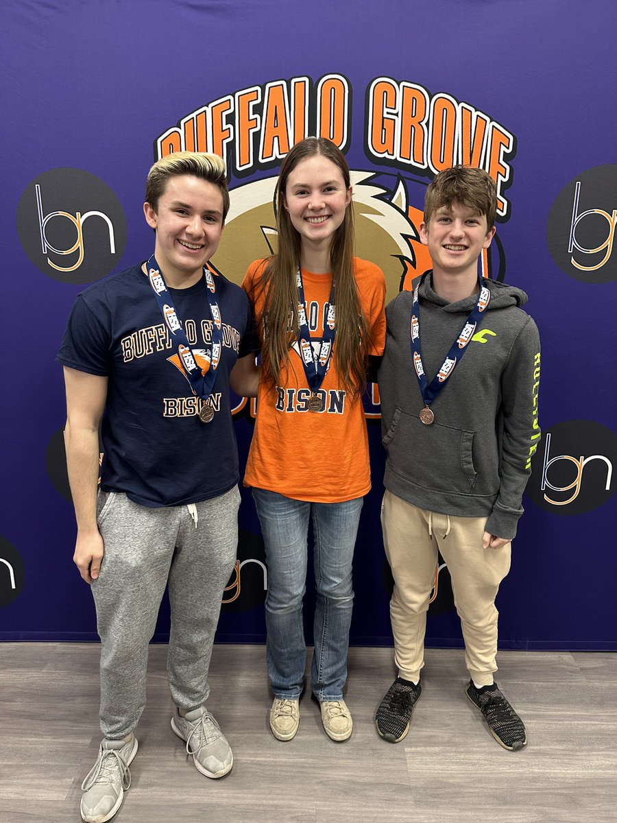 BG Video News team received their hardware today! 3rd in state!