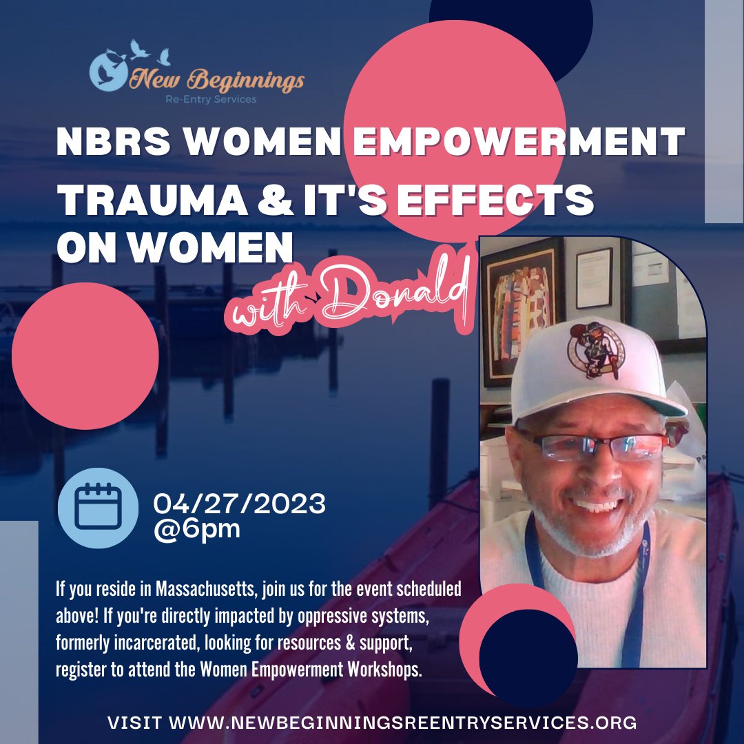ReentryNew's tweet photo. If You Reside in MA &amp; Need Support Services, Register to Attend the Women Empowerment Workshop on 4/27 @ 6 PM. $50 Gift cards &amp; other perks available! #WomenEmpowerment #ReentryHouse #Fomerlyincarceratedwomen Visit https://t.co/5RlDSbDl6v to signup.
@bordens20
@RepChynahTyler https://t.co/nBwYkFiWSu