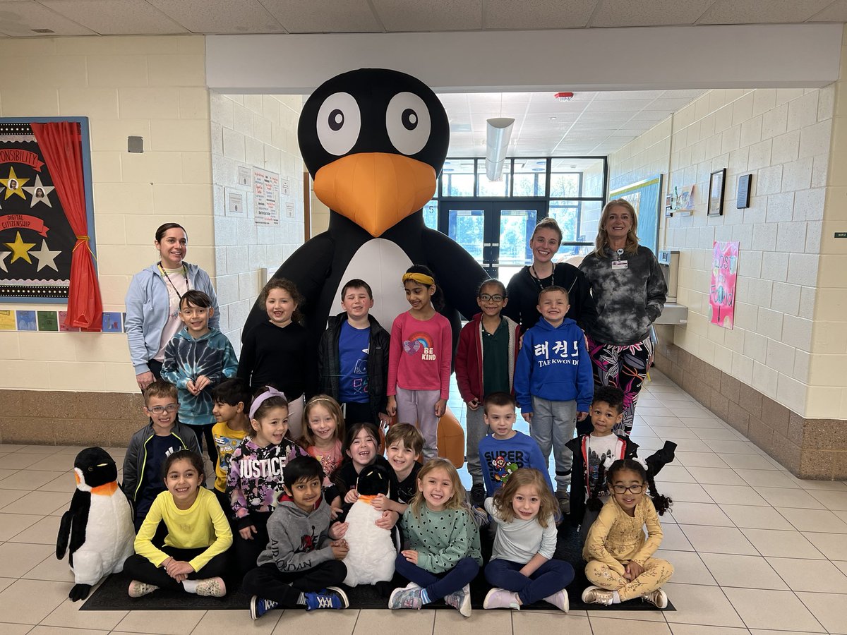 Happy JiJi Day! The kids were so excited to see their favorite penguin at school today! 🐧@abbott_elc <a href="/MTPSNJ/">Marlboro Twp Schools</a> <a href="/STMath/">ST Math Educator? Follow us on MINDEduOrg!</a>