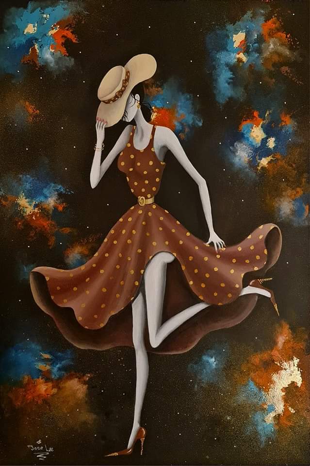 Mistress series -"Oh Là Là!"
30" x 20"
Acrylic and gold leaf on board with resin finish

First Mistress of 2023, with a Parisienne twist!
Stay well world. 🙃