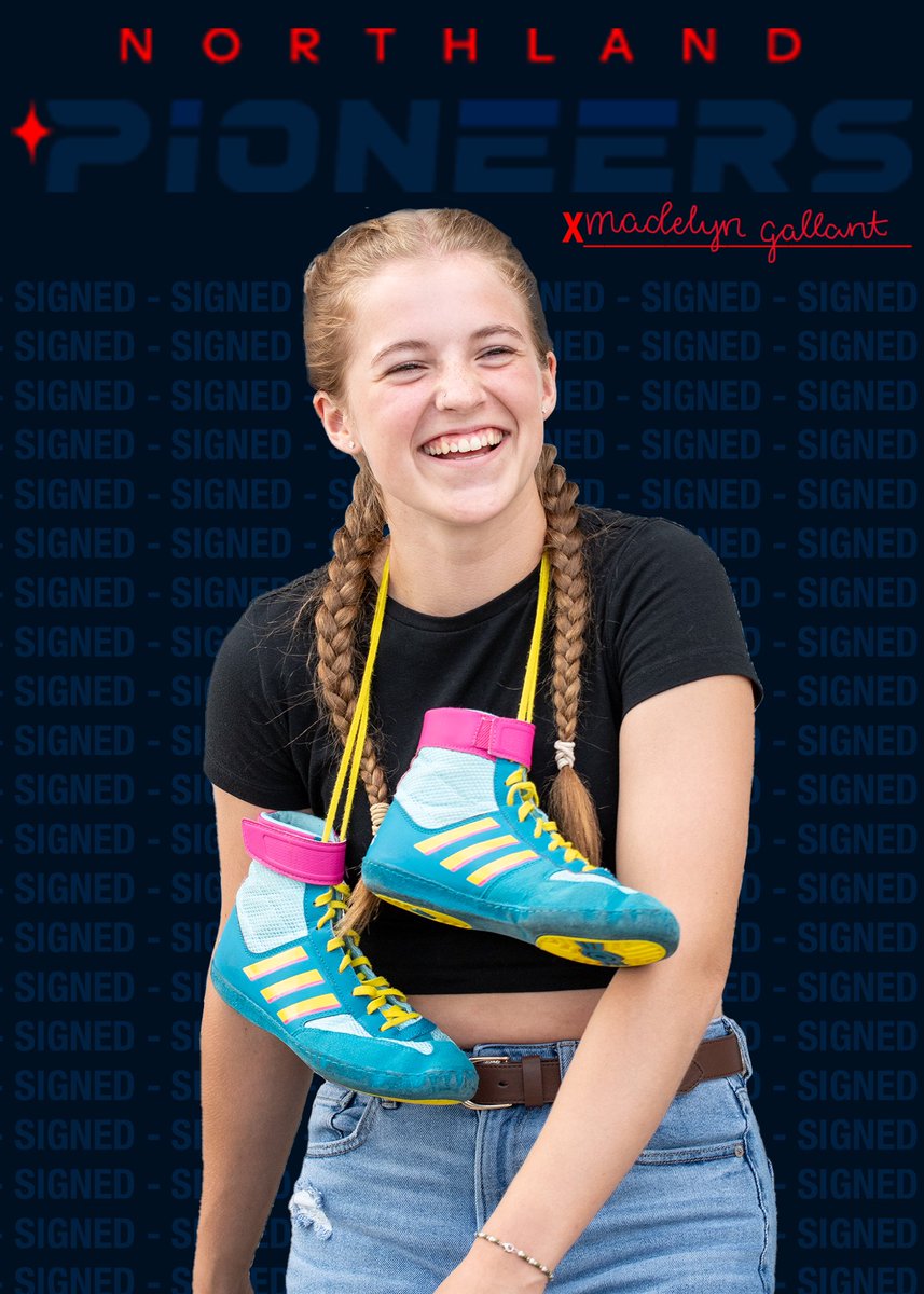 Grace Gallant (@gracegallant3) on Twitter photo Madelyn Gallant became the first to sign to the second college women’s wrestling program in the state yesterday. History maker!❤️💙❤️
<a href="/MSHSLjohn/">John Millea</a> <a href="/brd_dispatch/">Brainerd Dispatch</a> <a href="/WDCAD/">WDC AD</a> Madelyn Gallant became the first to sign to the second college women’s wrestling program in the state yesterday. History maker!❤️💙❤️
<a href="/MSHSLjohn/">John Millea</a> <a href="/brd_dispatch/">Brainerd Dispatch</a> <a href="/WDCAD/">WDC AD</a>