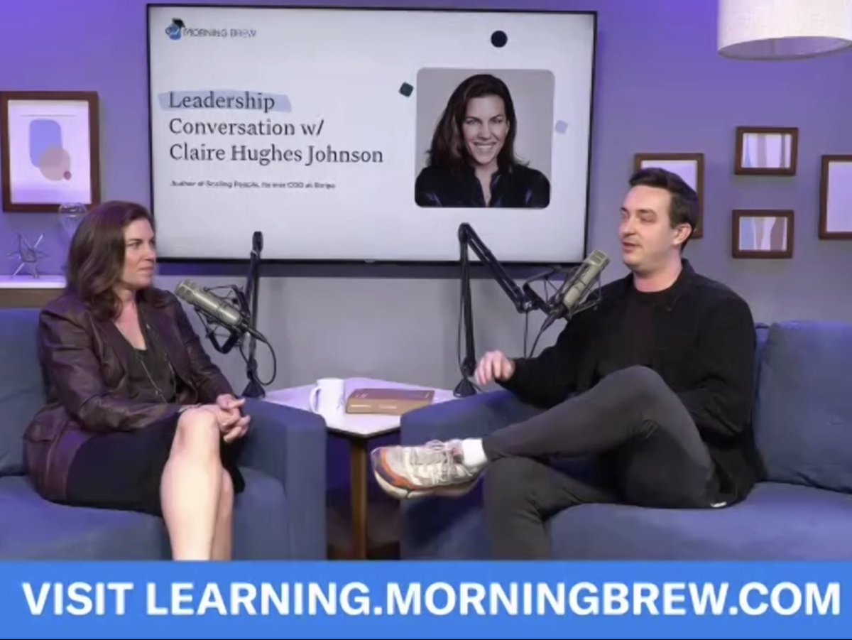 Thank you, @LearningBrew, for the conversation with @chughesjohnson today. 

Claire connecting career paths within public service and startups as a search for impact definitely struck a chord with me.