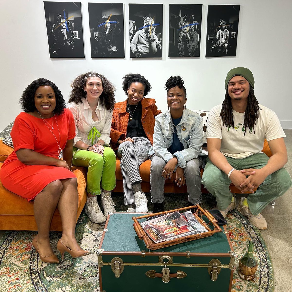 BuffArtsStudio's tweet photo. Thank you @am_buffalo  for stopping by and interviewing three out of five of the Fokus’d Kreatives! Click the link to see the whole interview and preview their upcoming exhibition, “Tales from the Porch Extensions,” opening THIS Friday, 5 - 8 pm. https://t.co/68sNwpt0qN