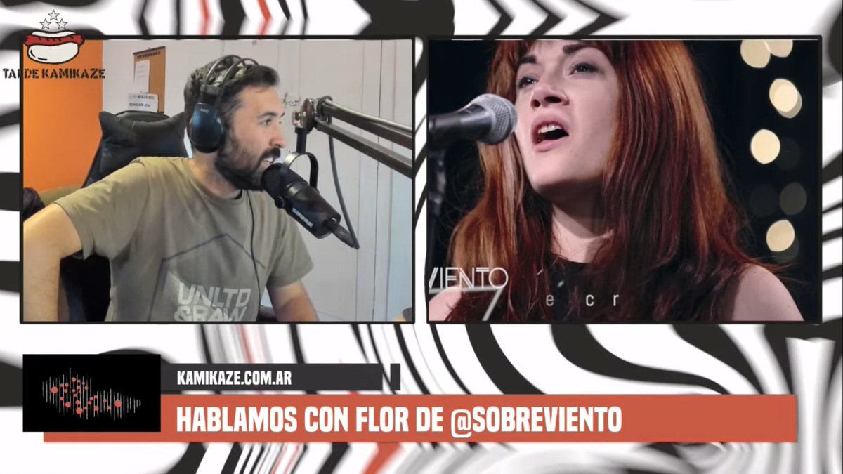 KamikazeStream's tweet photo. Hablamos con Flor de @sobreviento_ 💫 Reviví la entrevista completa acá 👉🏼 https://t.co/VCKCrGVXU4 https://t.co/2SrP5gAQ8g
