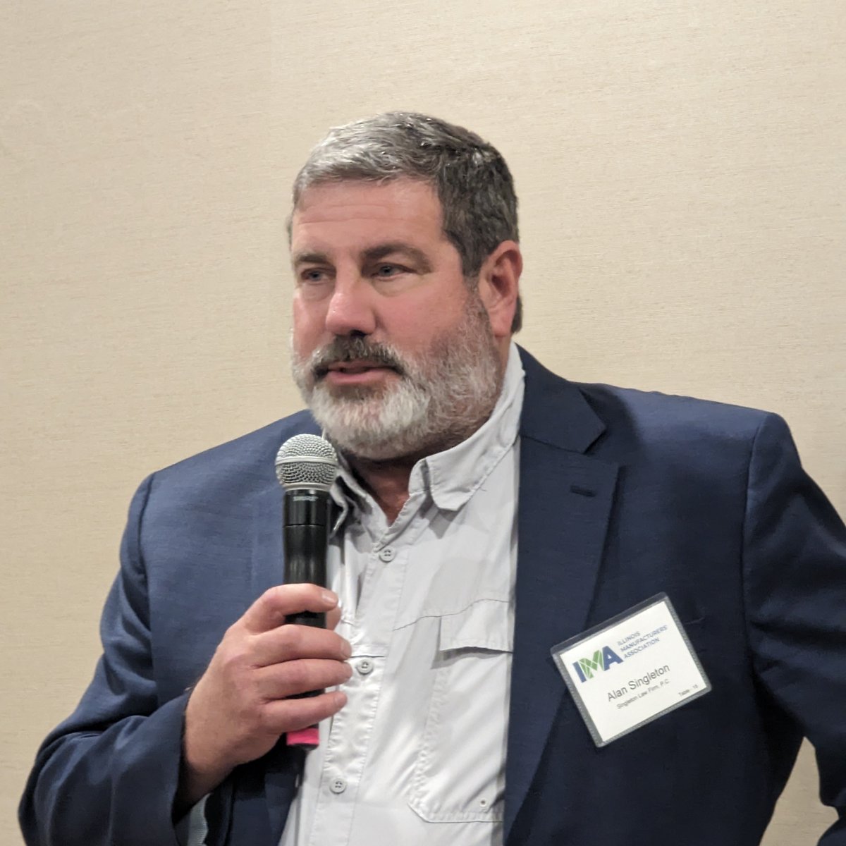 IMA_Today's tweet photo. Panelists @BrdBMillr, COO of @puzzlelabs_ai , Vishal Sachdev from the University of Illinois @giesbusiness and Alan Singleton of @singletonlaw provide insights on the impact of Artificial Intelligence (AI) on employers. #ILBizDay2023 https://t.co/8hcczvDjUw