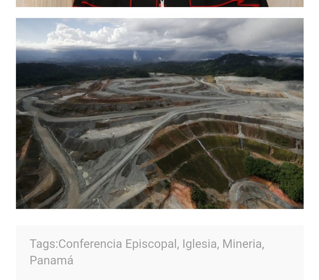 Altos  dirigentes  de  la  #iglesia #Catolica  de #Panama ,dicen sobre  los proyectos  mineros  que  los mismos  son una  amenaza para  el  país . Viola  la   soberanía   nacional.  #NoalaMineria  #sosbiodiversidad #salvemoselplaneta