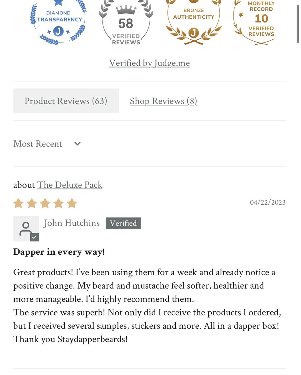 StayDapperBC's tweet photo. Real reviews from real customers 🙌🏼🙏🏼. 

https://t.co/7PvLEcUx08 https://t.co/SWZDvXghOT