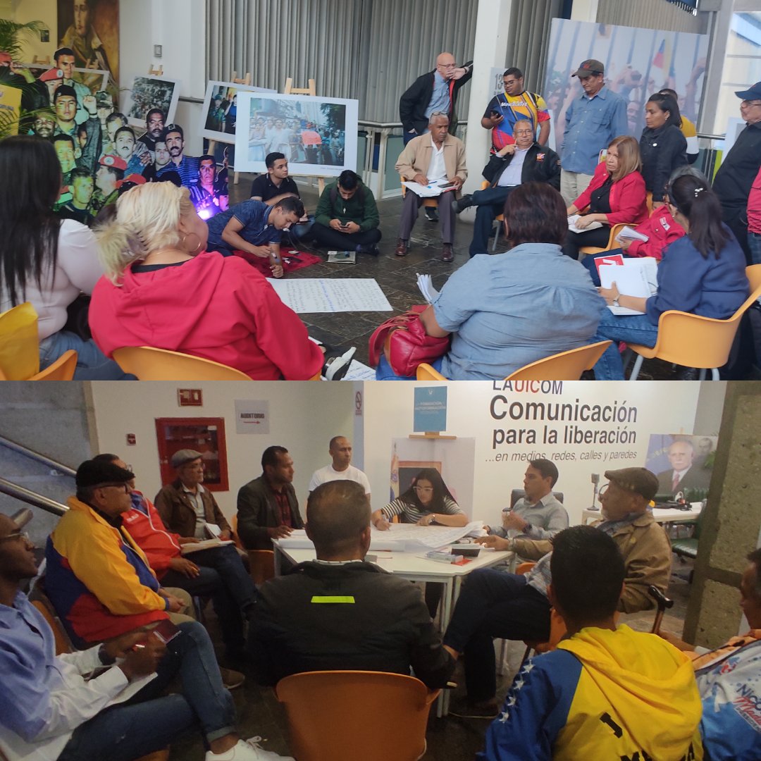 PartidoPSUV's tweet photo. En imágenes | 📸

Seis mesas de trabajo se han establecido durante la Jornada Nacional de Formación del PSUV en la que se analizan los valores socialistas. 

@taniapsuv 
#ConSancionesNada https://t.co/shIxMUyjDp