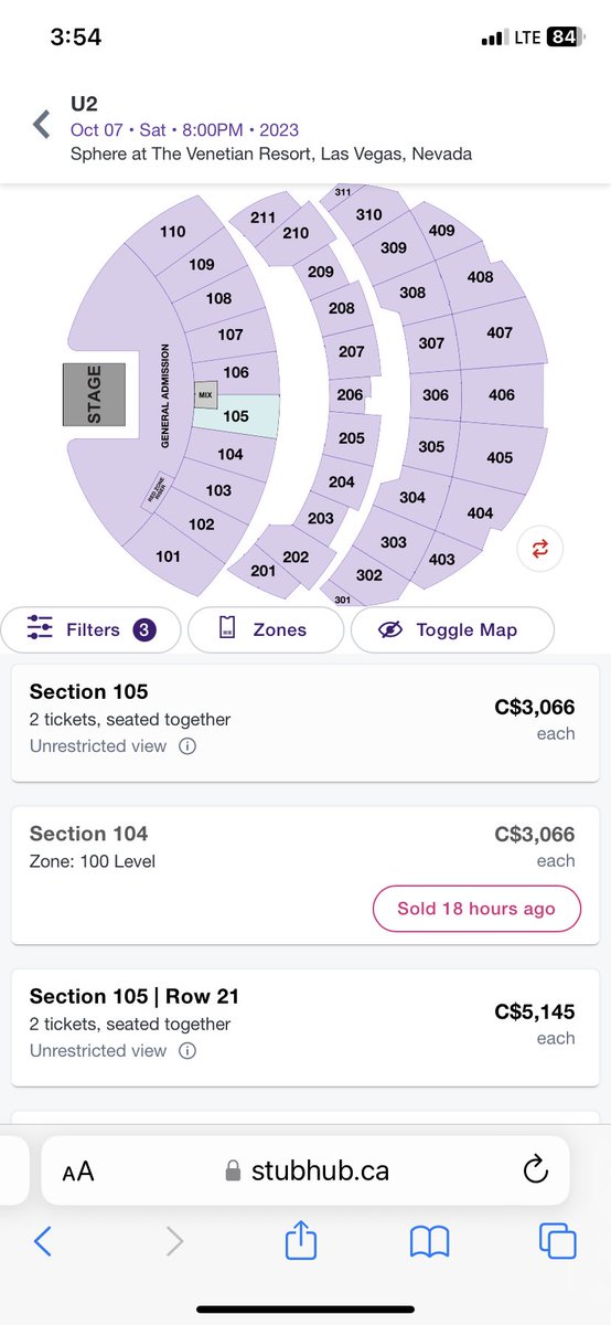 Showman512's tweet photo. @U2 Good luck getting tickets as a subscriber since the 80’s…there all on Stub Hub for thousands more…. https://t.co/pXGngUhMyu