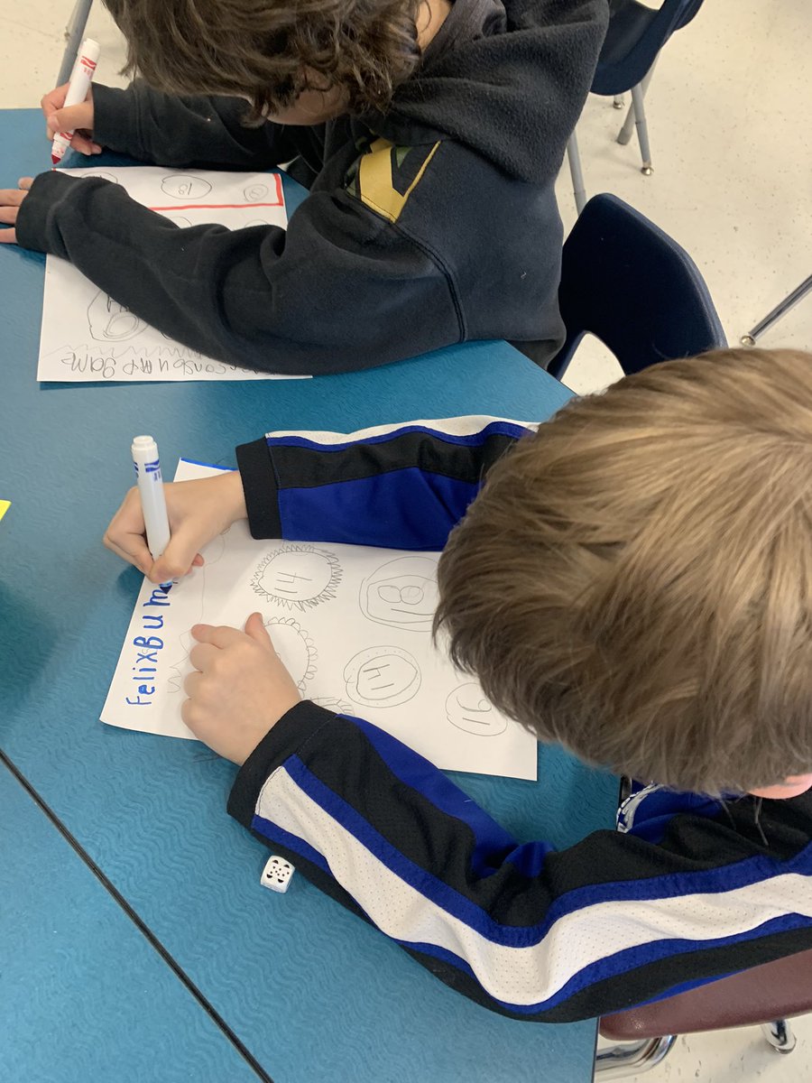 VaderMichelle's tweet image. Continuing to work on our fluency and automaticity of Doubles facts. We realized that our Doubles Bump game was not helping us with our 7+7, 8+8 and 9+9. Our solution - design our own Bump game. @HNM_Marysville