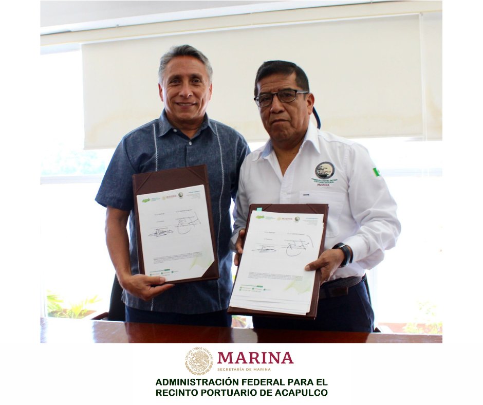 PuertoAca's tweet photo. Esta mañana, se llevo a cabo en la #ASIPONA #Acapulco la firma del Convenio de Colaboración con 
@FideturAcapulco, para operar en conjunto con los tres órganos de gobierno la Membresía Platinumde la @FCCAupdates, a fin de incrementar el arribo de cruceros al Puerto. #HogarDelSol https://t.co/lNLBHZhoG8
