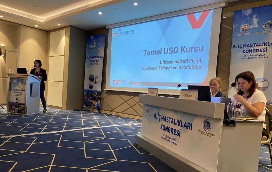 6. İç Hastalıkları kongresinde TATDUS ekibi olarak yer aldık. Kurslarımız yoğun bir ilgi ve katılımla gerçekleşti. #Tatdus #istanbul #ultrasound #emergency #POCUS #FOAMed #FOAMus @TrTATD