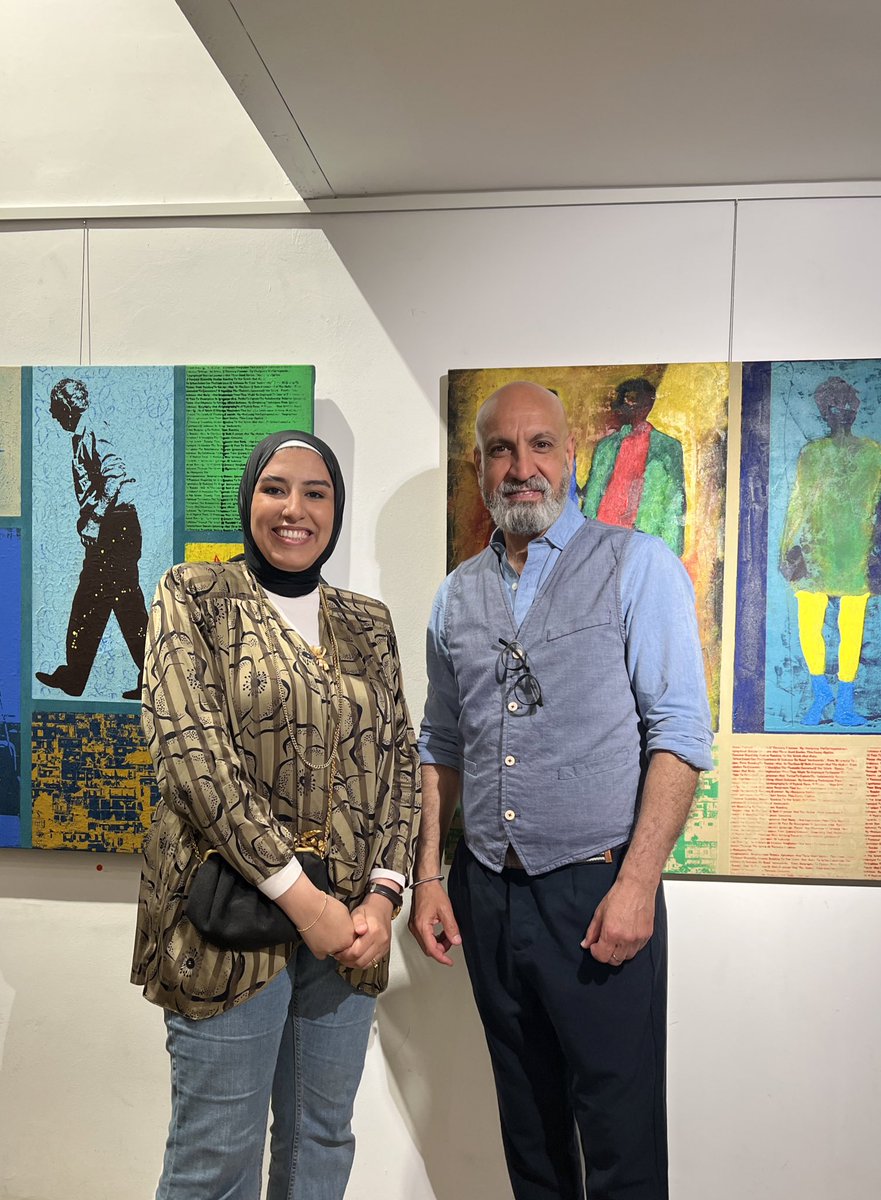samiraezzo_'s tweet photo. From tonight's opening night of "Motion" by artist Maher Rawi at Kalim Art Space in #Hamra #Beirut https://t.co/m1RQOZfNOd