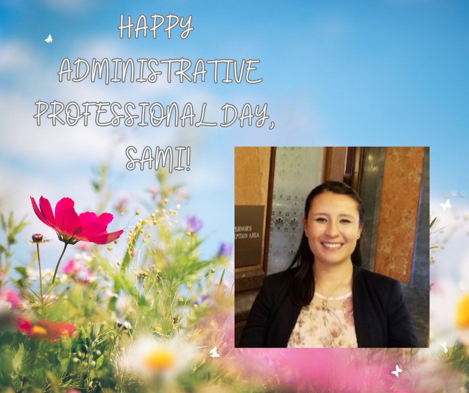 NICWCinc's tweet photo. Happy Administrative Professional Day Sami!  We are truly blessed to have you. You are the glue that keeps us together!  Thank you for you all your hard work! 

#administrativeprofessionalday #ICWAProtector #ICWA #Native #Nativefamiles https://t.co/rtFo8s25LY