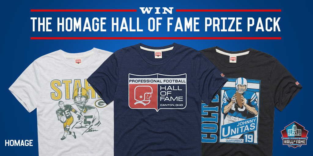 🚨 NFL Draft Contest🚨 

Do you think the number of QBs selected in the first round will be Over or Under 4.5?

1️⃣ RT
2️⃣ Reply with your answer

One randomly-selected winner who answers correctly will win a <a href="/HOMAGE/">HOMAGE</a> Hall of Fame Prize Pack, as well as a $100 gift card!