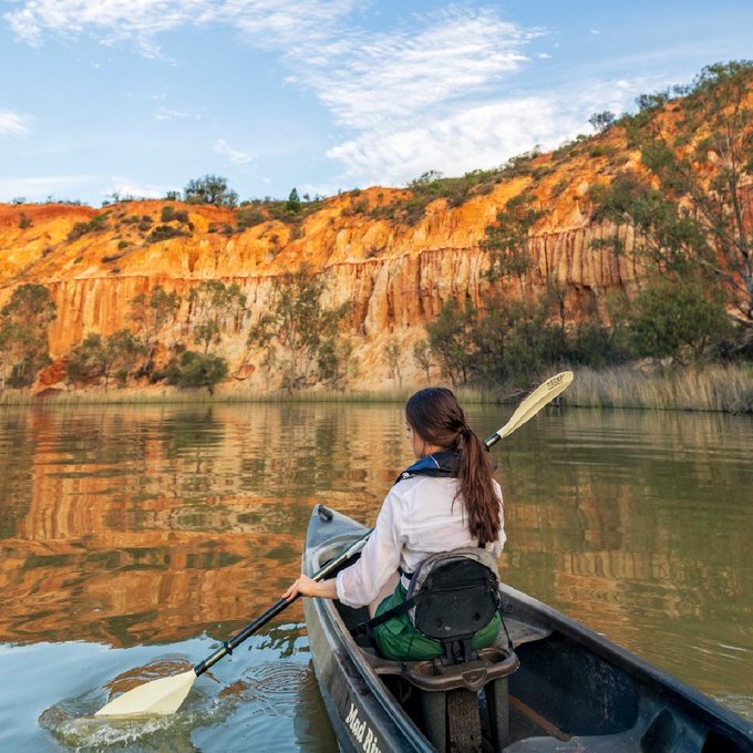 Get ready to paddle your way through @southaustralia's stunning #Riverland region by joining #CanoeAdventureRiverland<a class="tags" target="_blank" title="On Twitter" href="/?out=eyJ0eXAiOiJKV1QiLCJhbGciOiJIUzUxMiJ9.eyJpYXQiOjE3MjA4MzI3NTUsImlzcyI6InR3cG9ybnN0YXJzLmNvbSIsIm5iZiI6MTcyMDgzMjc1NSwiZXhwIjoxNzUyMzY4NzU1LCJyZWRpcmVjdF91cmwiOiJodHRwczovL3R3aXR0ZXIuY29tL3NvdXRoYXVzdHJhbGlhIn0.YLHrCzbhsaZdVC_7tc6hf5uCQsx90Q3bfCBG64F3tXE2I4O8c40KYunoljqurxQ5I8_Z8rWDbn4TDvLvnlwnPQ">@southaustralia</a><a href="/tag/seeaustralia"class="tags"><span>#seeaustralia</span></a><a href="/tag/comeandsaygday"class="tags"><span>#comeandsaygday</span></a><a href="/tag/riverland"class="tags"><span>#riverland</span></a><a href="/tag/canoeadventureriverland"class="tags"><span>#canoeadventureriverland</span></a>