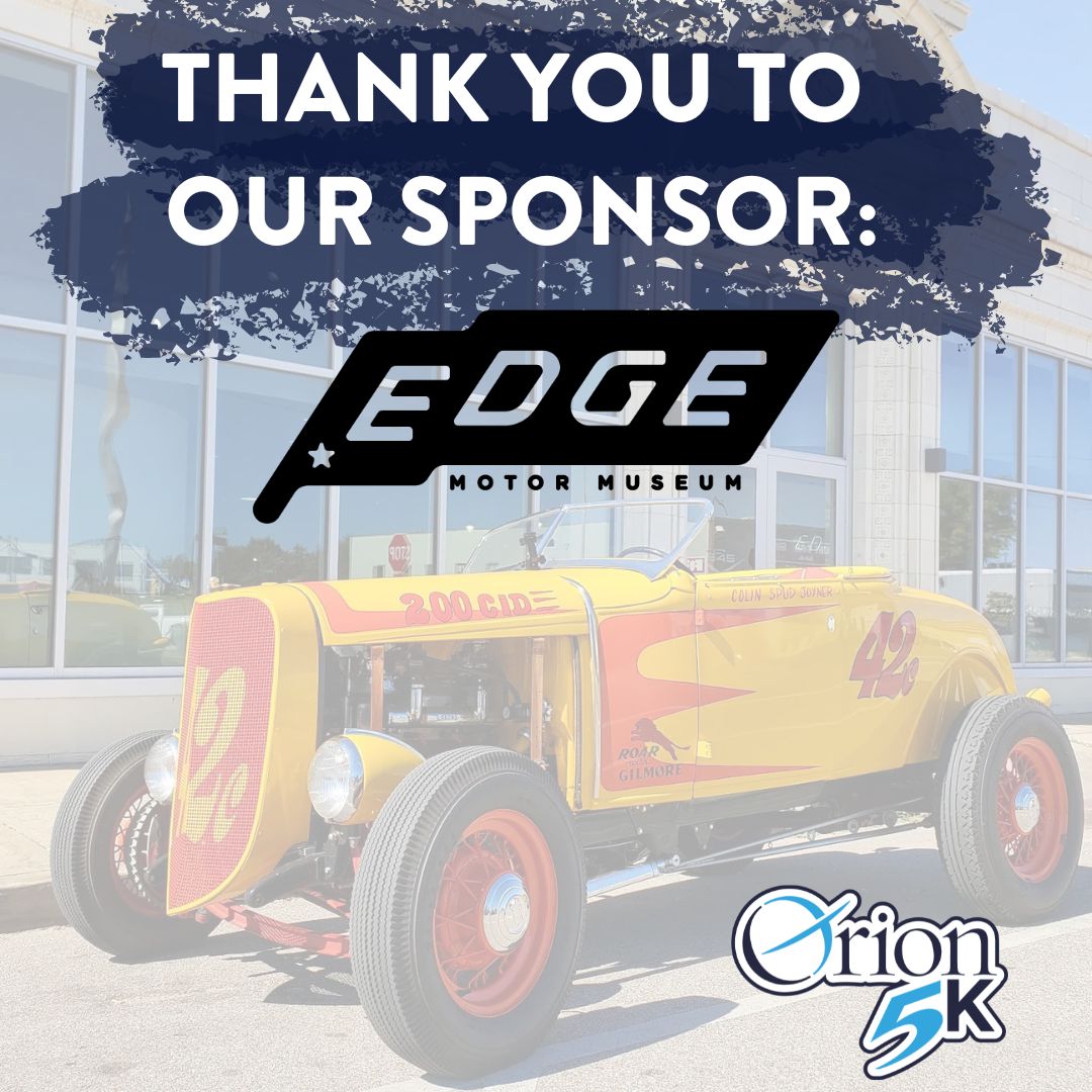 Orion_5K's tweet photo. Shout-out to @EdgeMuseum! On the morning of the race, they will have Cars & Coffee from 9 am-noon! Stop by and bring your race bib in for free admission to the museum on May 13th. If you attend the Street Party, you will only pay a $5 admission fee until 11 am! #Orion5K #Orion https://t.co/KSw1da2aOY