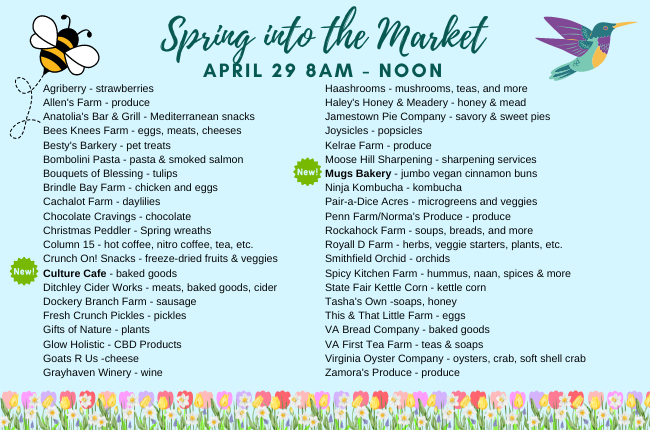 WilliamsburgFM's tweet photo. Check out our new Vendors!
https://t.co/2WaqlCRLJn
https://t.co/gdXwWqPxPZ https://t.co/wtY3tbkiHM