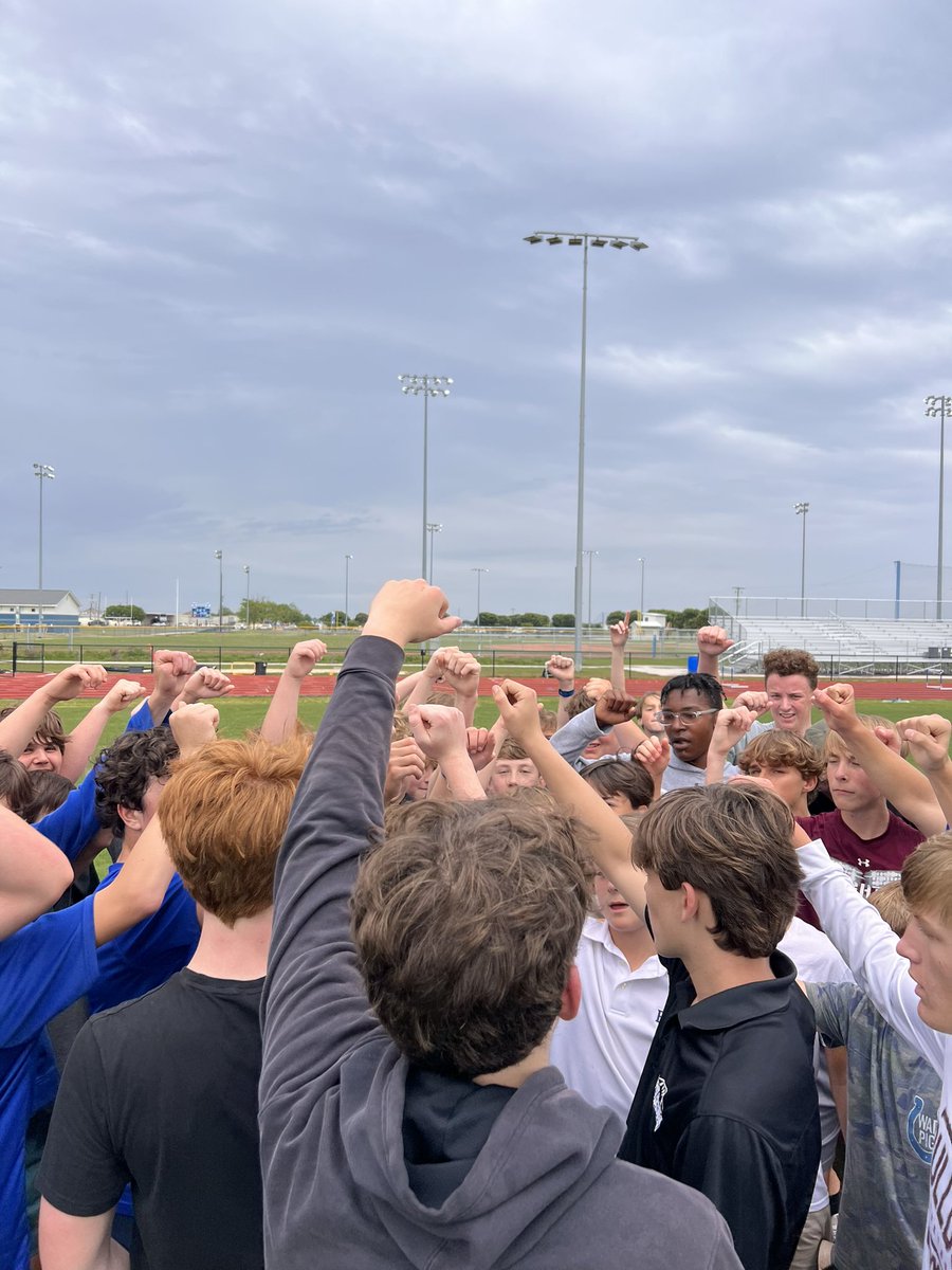 If it ain’t raining, we ain’t training… great work today for the junior high Colts #ComeToTheU