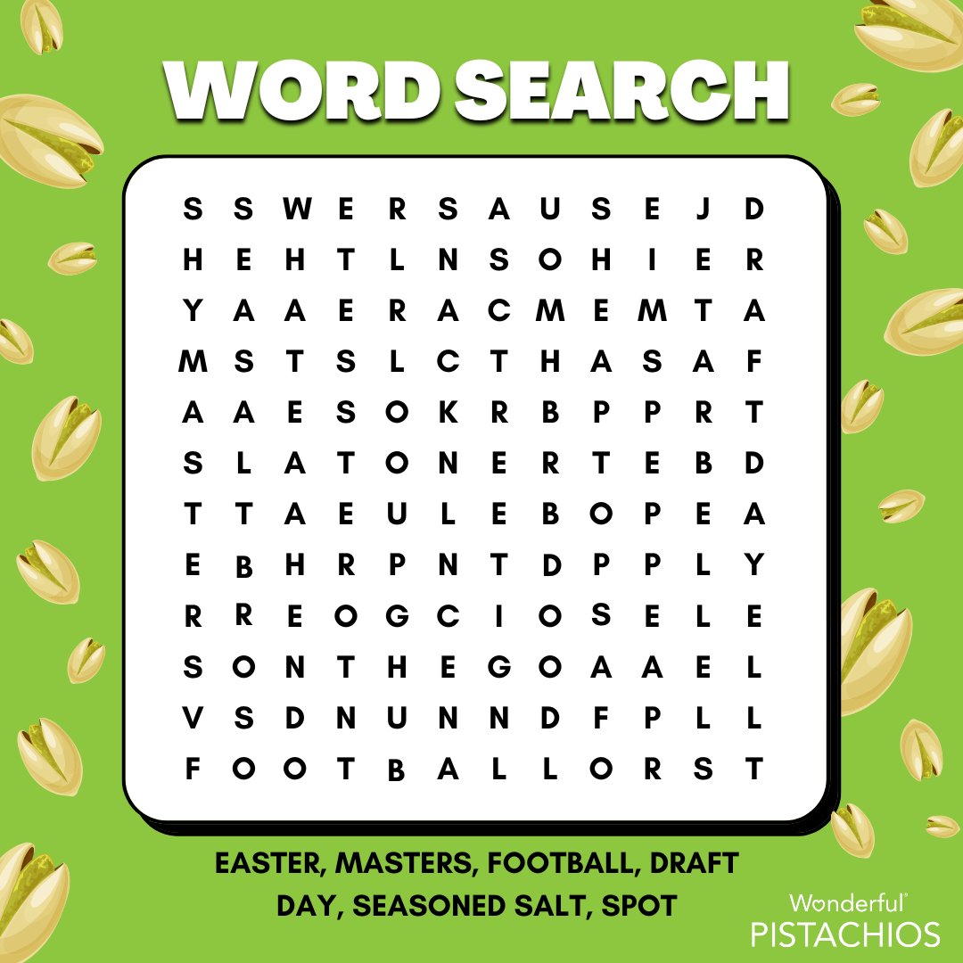 It’s #wordsearchwednesday! Can you spot this month’s hidden words? 👀